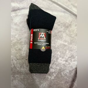 Men's Ultimate Thermal Crew Socks (3 Pairs). Avalanche Outdoor Supply Co. NWT